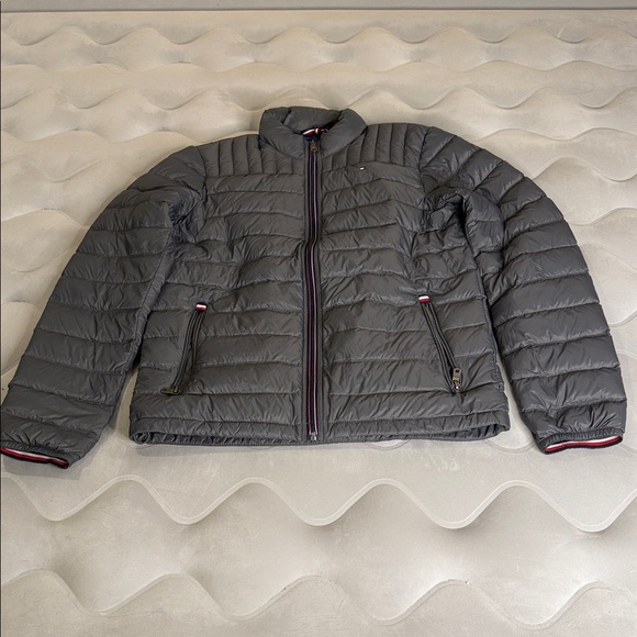 Gray Puffer Jacket - Picture 1 of 5